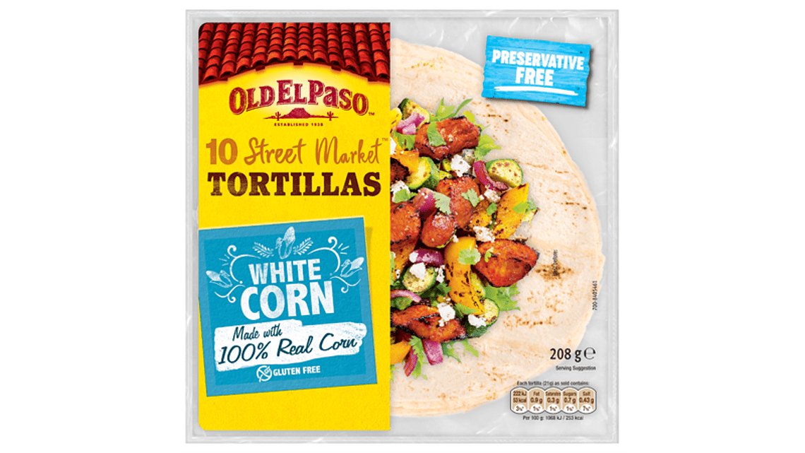 gluten free white corn ten street market tortillas 